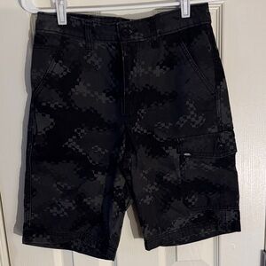 Vans Boys Dark Camo Cargo Shorts